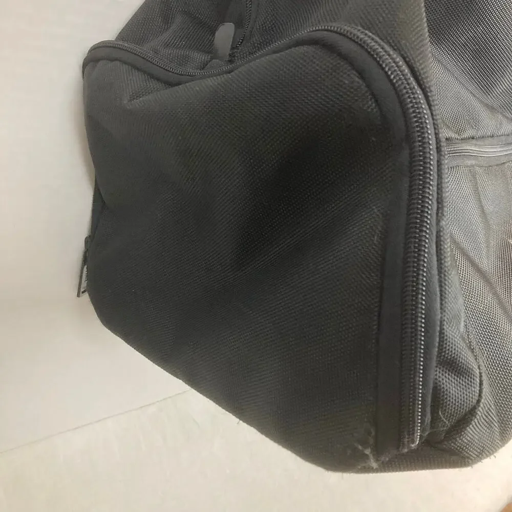 Lifetime Fitness Healthy Way Gym Duffle Bag Black Nylon Workout Training 18''
